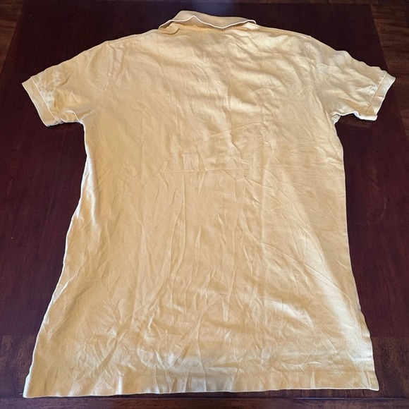 Polo Ralph Lauren Yellow Classic Pony Polo Shirt Preppy Golf Style - Picture 4 of 5